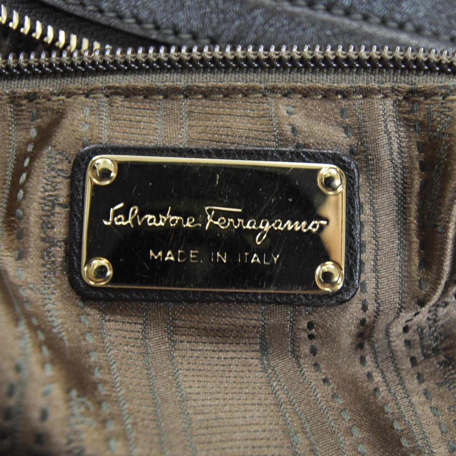 FASHIONPHILE SALVATOREFERRAGAMOLeatherSuedeColorblockWhipstitchSofia 7 of 8