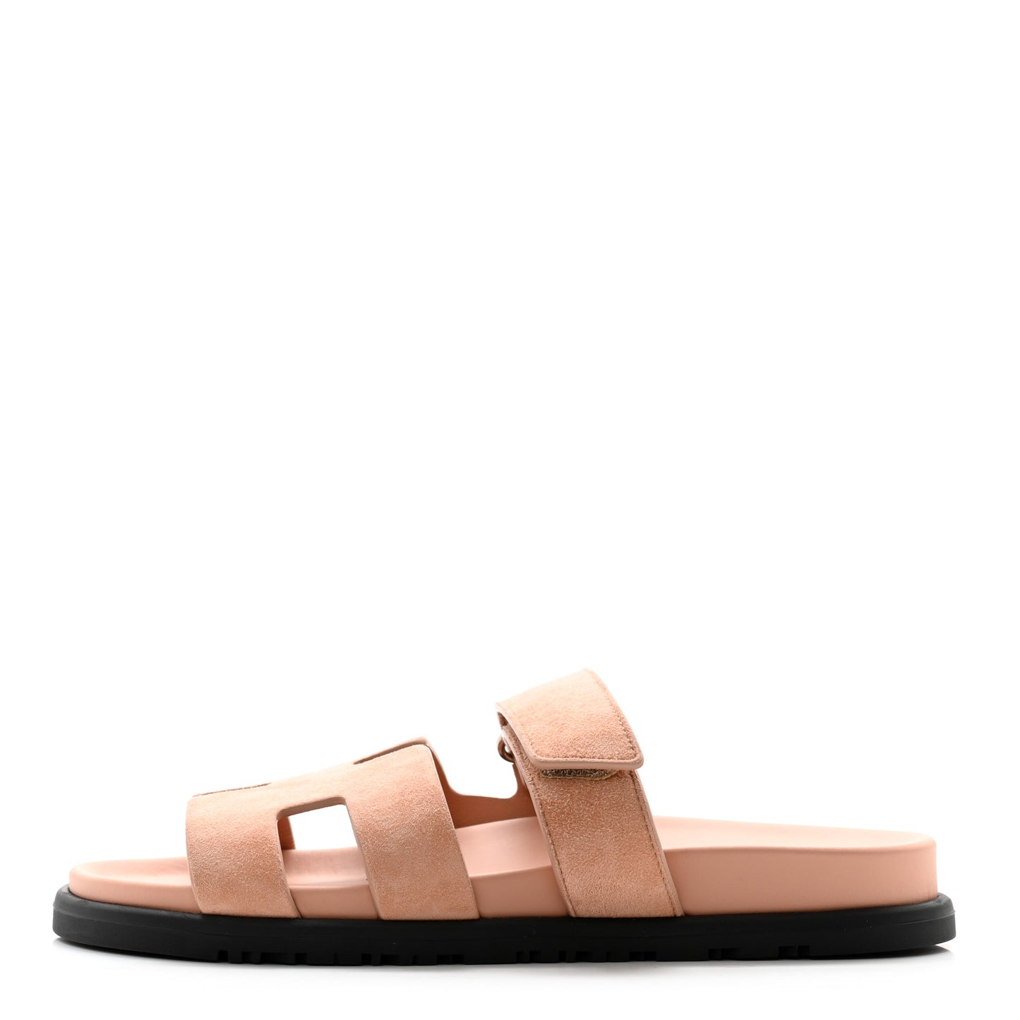 Suede Goatskin Womens Chypre Sandals 37 Nude