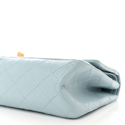 Chanel Aged Calfskin Quilted 2.55 Reissue 226 Flap Light Blue 10 of 11