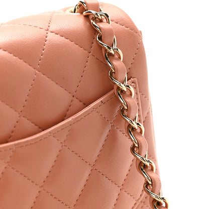 Chanel Lambskin Quilted Mini Square Flap Brown 13 of 13