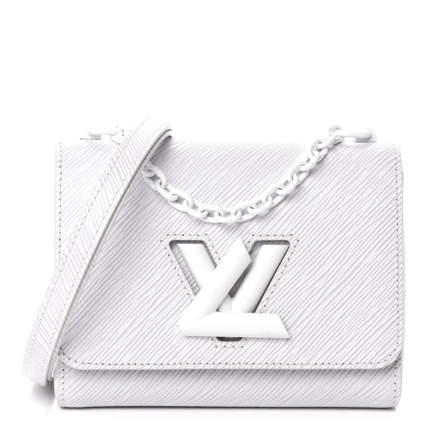 Epi Twist Shoulder Bag PM White