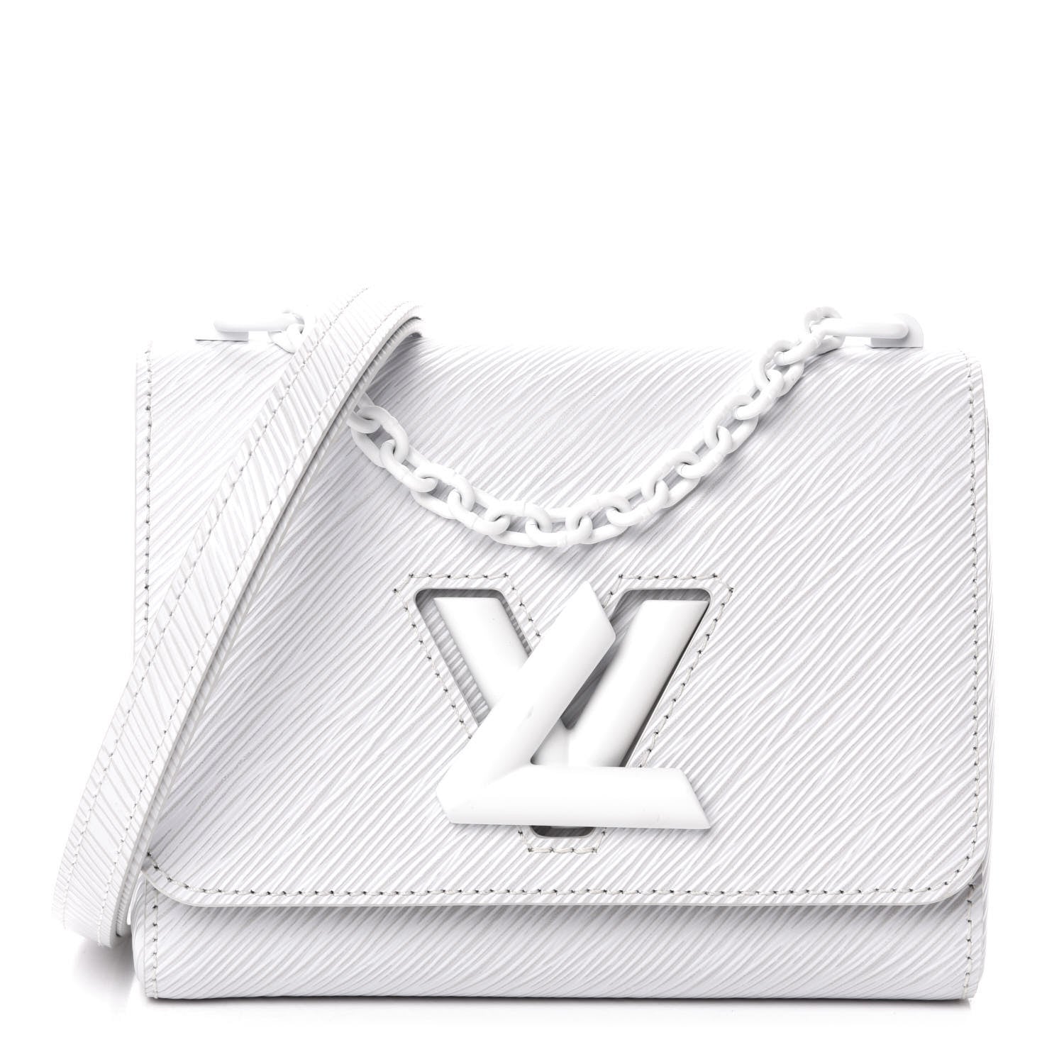 Louis Vuitton Epi Twist Shoulder Bag PM White 1 of 9