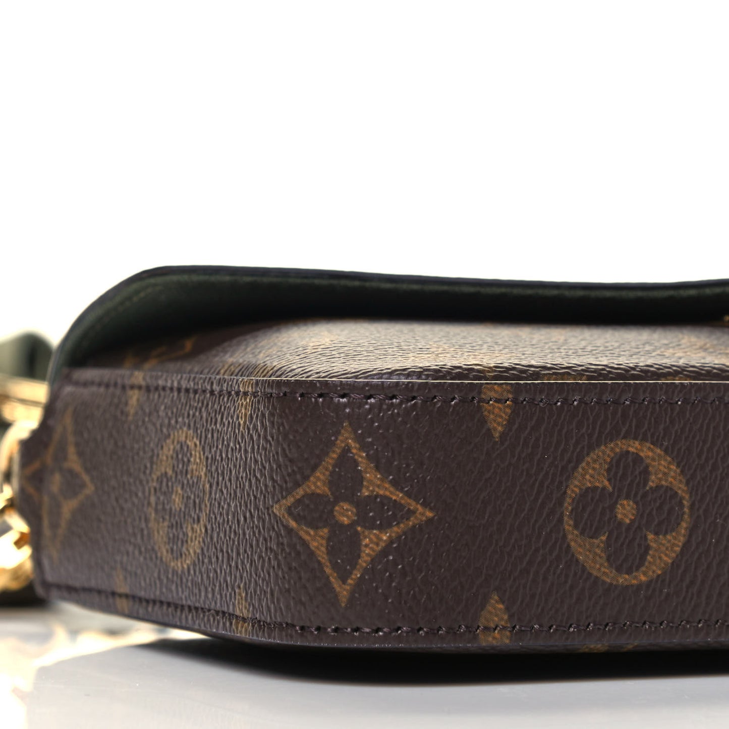 Monogram Felicie Strap & Go Kaki