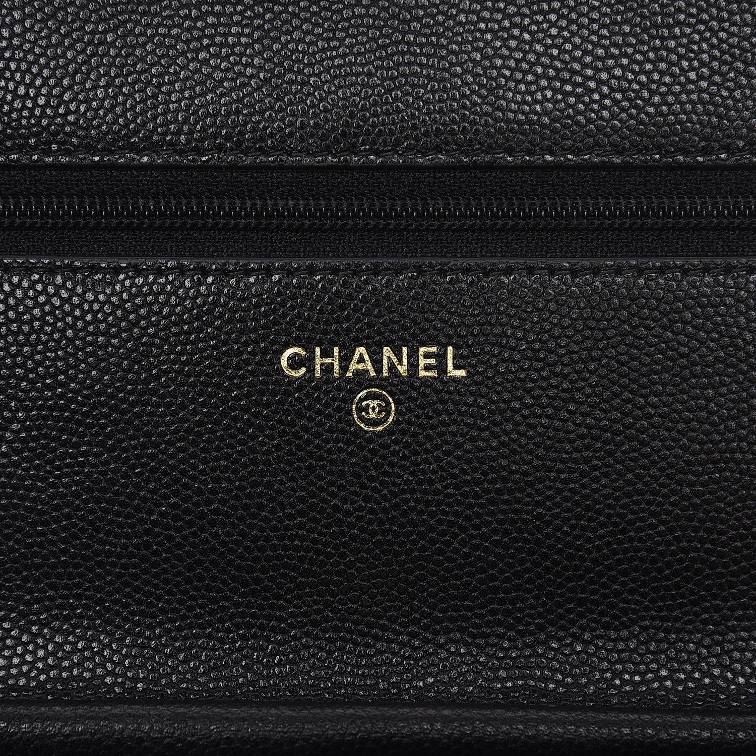 Chanel Caviar Quilted Golden Class Wallet On Chain WOC Black 6 of 9