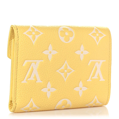 Louis Vuitton Empreinte Monogram Victorine Wallet Lemon Curd 3 of 10