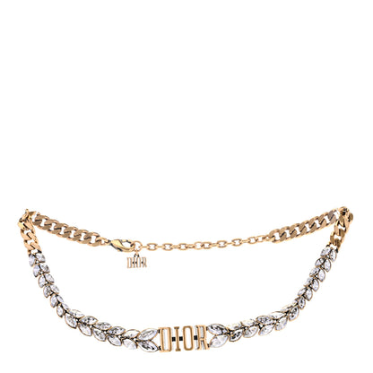 Christian Dior Metal Crystal Dio(r)evolution Choker Gold 3 of 4