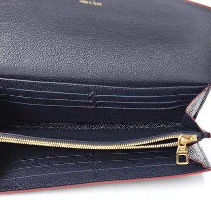 Louis Vuitton Empreinte Sarah Wallet NM Marine Rouge 5 of 10