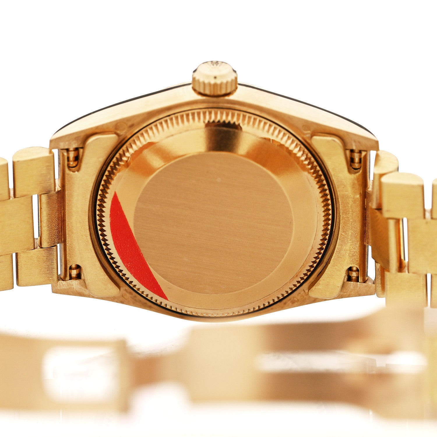 Rolex 18K Yellow Gold Diamond 31mm Oyster Perpetual Datejust President Watch Champagne 68278 4 of 4