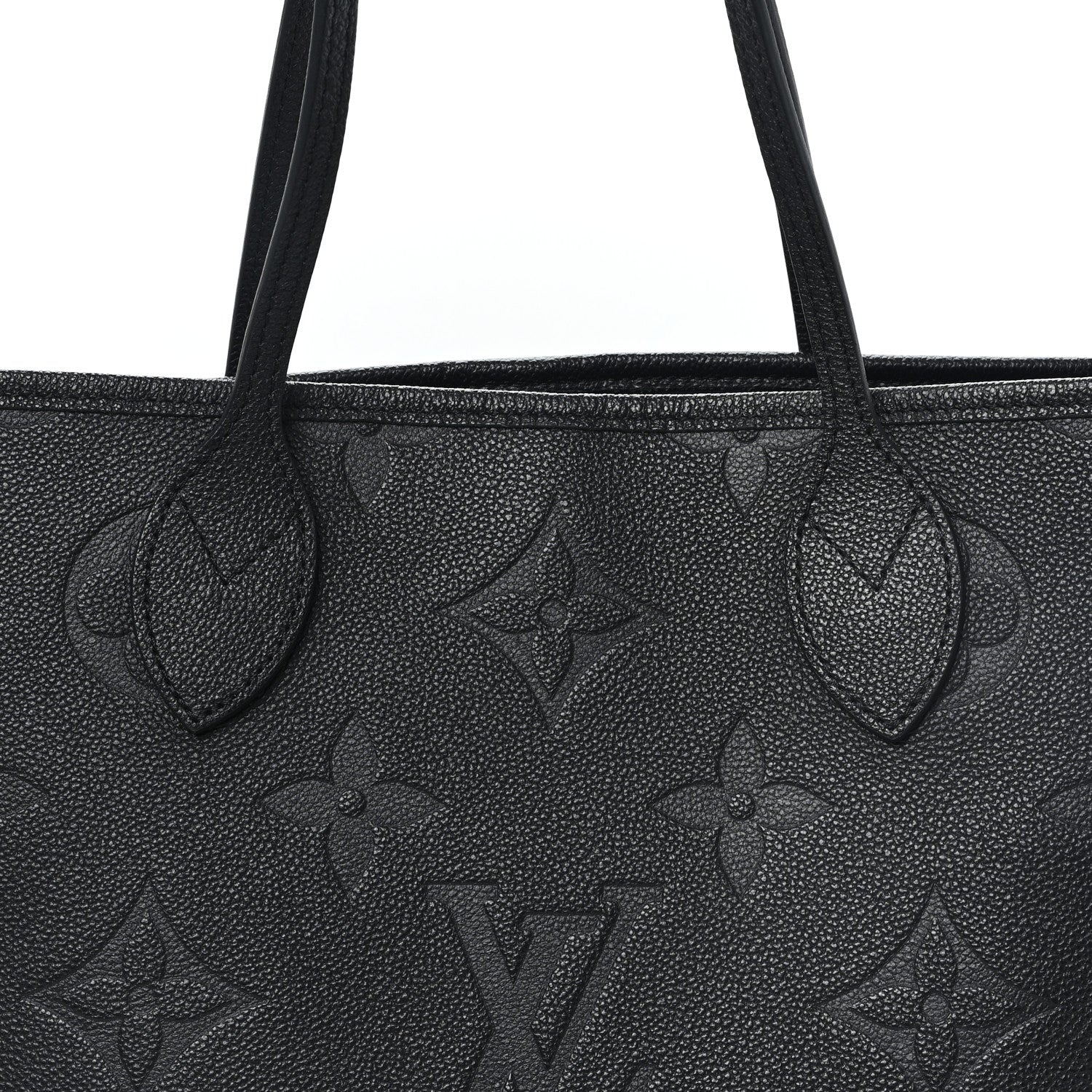 Louis Vuitton Empreinte Monogram Giant Neverfull MM Black 8 of 10
