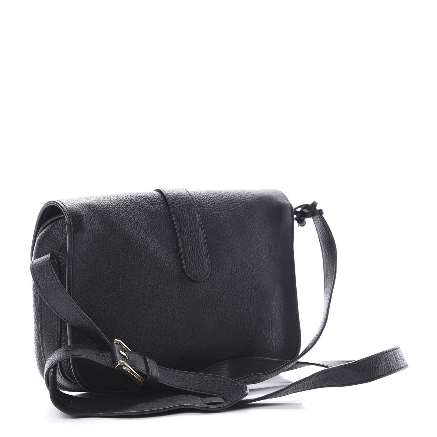 Grained Calfskin S Tube Black