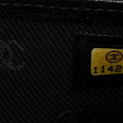 Chanel Goatskin Wallet On Chain WOC Black 8 of 10