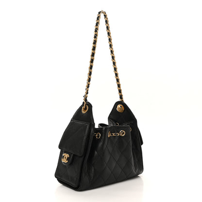 Chanel Caviar Quilted Mini Chanel 25 Handbag Black 3 of 11