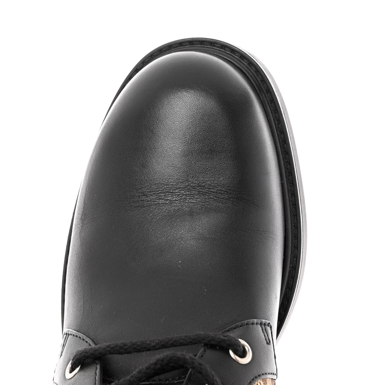 Gucci Flores Calfskin Monogram Maxi GG Nappa Matelasse Double G 40mm Ankle Boots 40 Black Camel Ebony 9 of 11