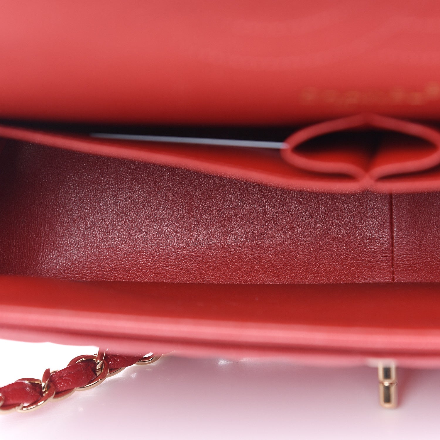 Chanel Caviar Quilted Jumbo Double Flap Red 19 of 20