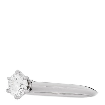 Tiffany Platinum Diamond .68ct Solitaire Engagement Ring 53 6.25 3 of 6