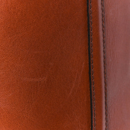 Saint Laurent Calfskin Kate Western Boots 40 New Papaya 5 of 9