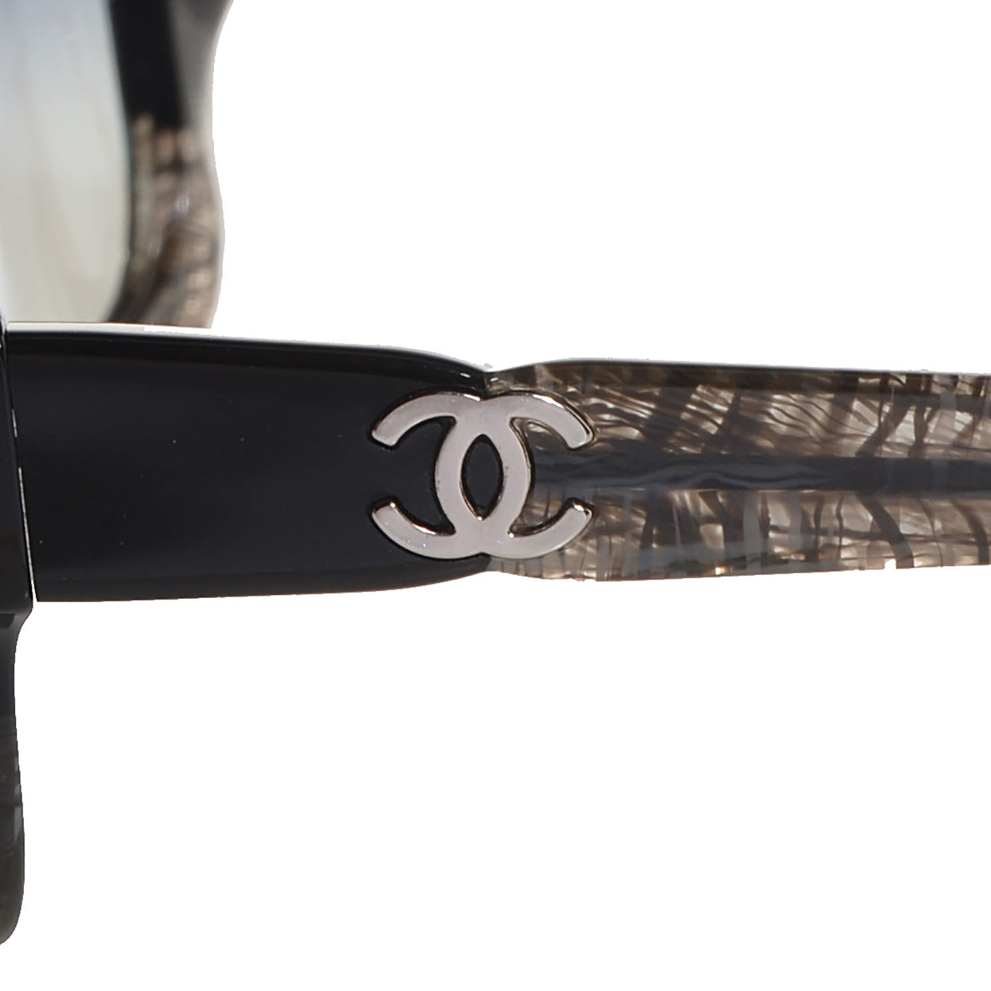 Tweed Effect CC Sunglasses 5177 Black