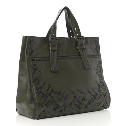 Bottega Veneta Nappa Intrecciato Tote Green 3 of 10