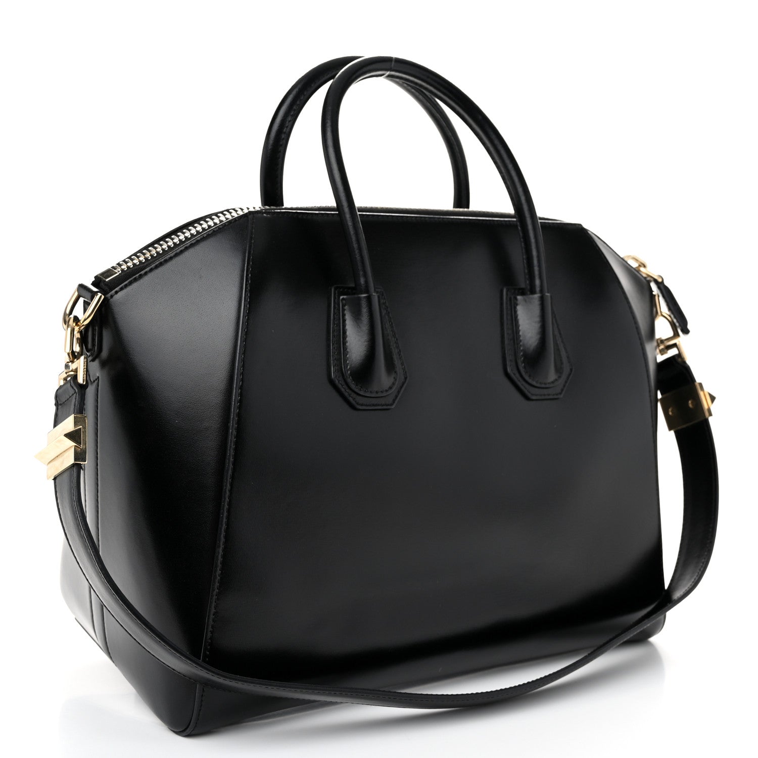 Givenchy Shiny Lord Calfskin Medium Antigona Black 3 of 10