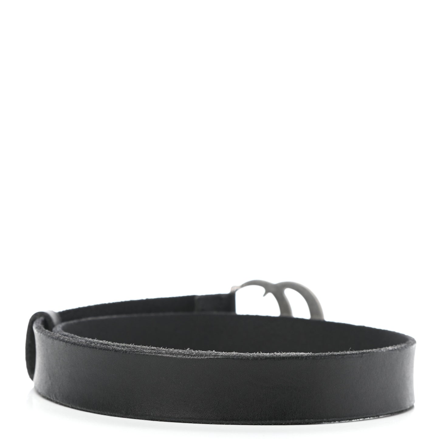 Cuoio Toscano Nickel Double G 30mm Belt 75 30 Black