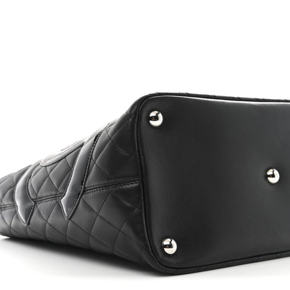 Chanel Calfskin Quilted Large Cambon Tote Black 9 of 10