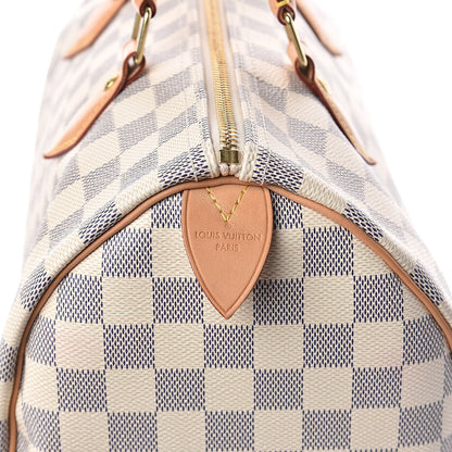 Louis Vuitton Damier Azur Speedy 30 7 of 9