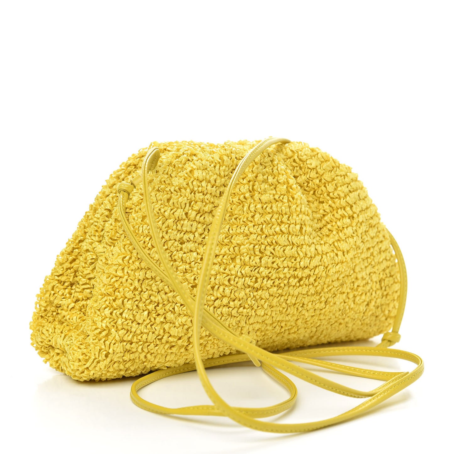 Boucle Curly Raffia The Mini Pouch Mirabelle