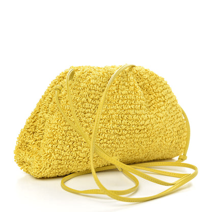 Bottega Veneta Boucle Curly Raffia The Mini Pouch Mirabelle 3 of 10