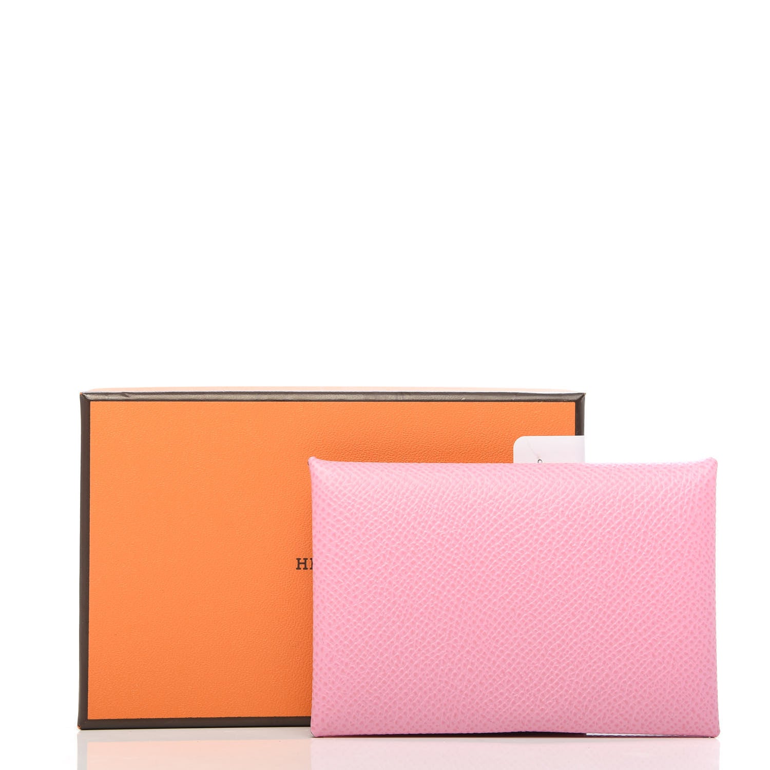 Hermes Epsom Calvi Card Case 5P Pink 7 of 7