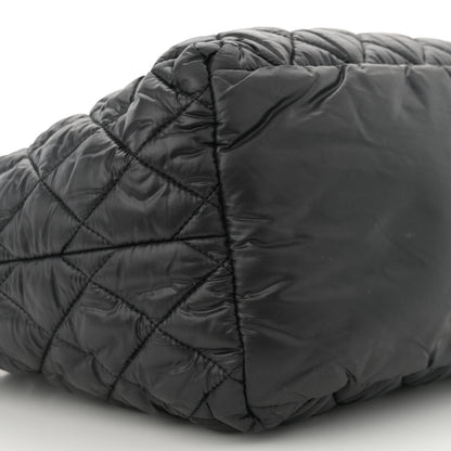 Chanel Nylon Quilted Small Coco Cocoon Tote Black 9 of 11