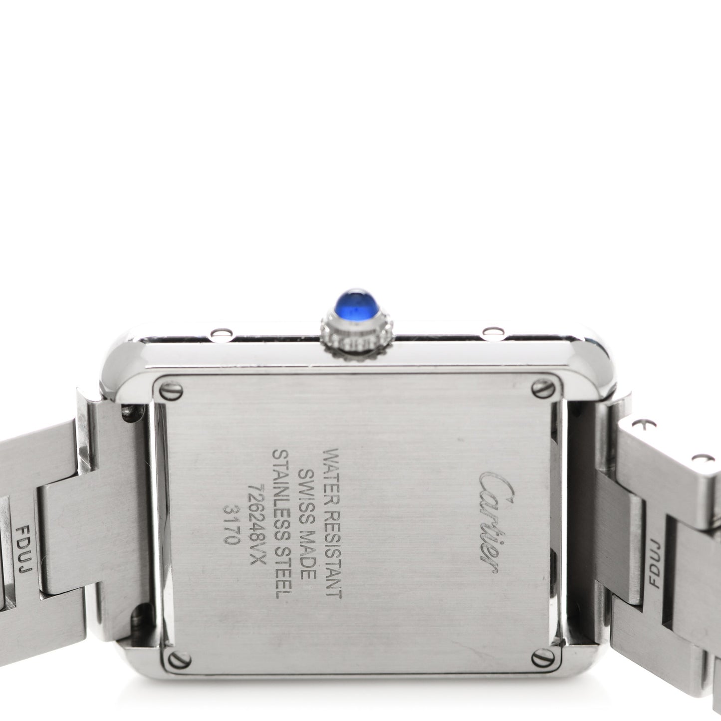Stainless Steel 24mm Tank Solo Quartz Watch