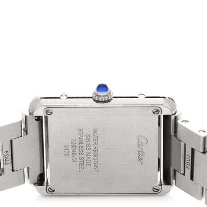 Cartier Stainless Steel 24mm Tank Solo Quartz Watch 4 of 7