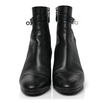 Hermes Calfskin Saint Germain Ankle Boots 39 Black 2 of 7