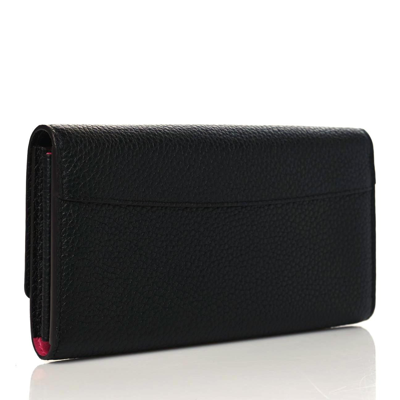 Louis Vuitton Taurillon Capucines Wallet Black 3 of 7