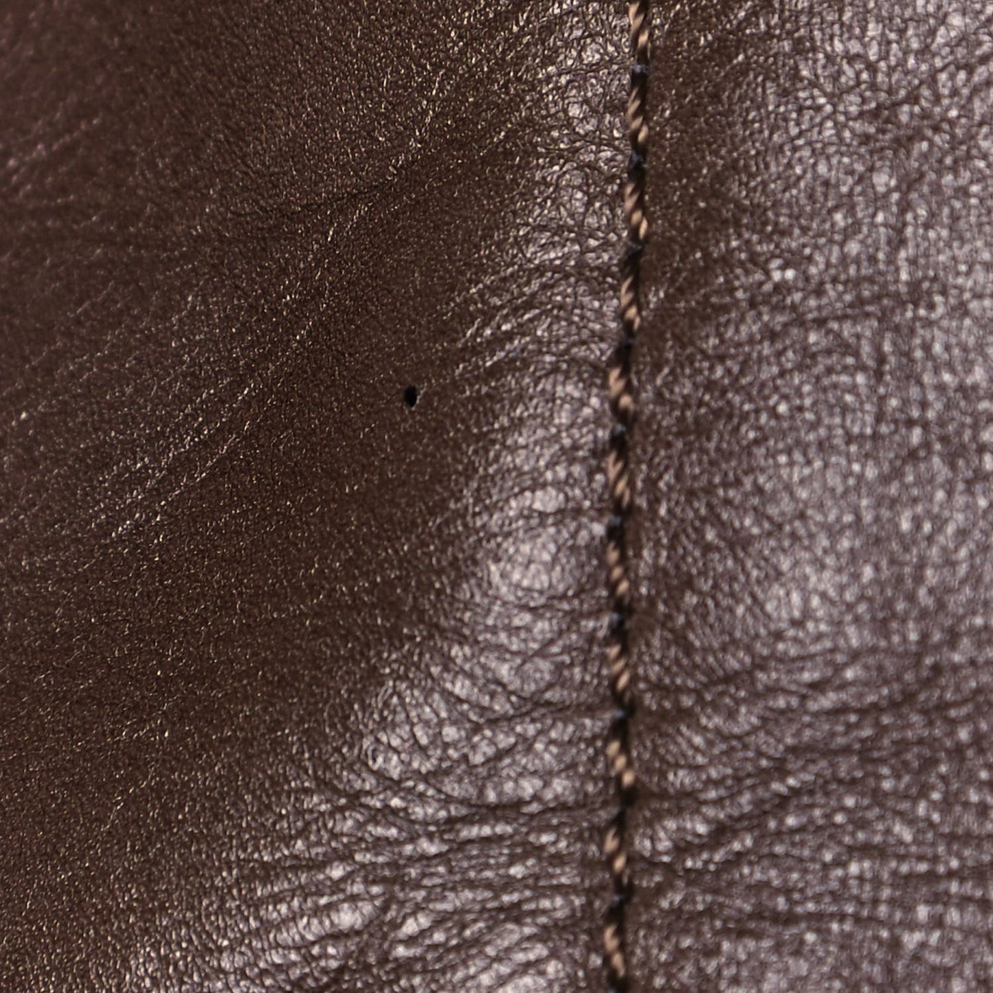 Lambskin Quilted Amalia Cabas Tote Brown