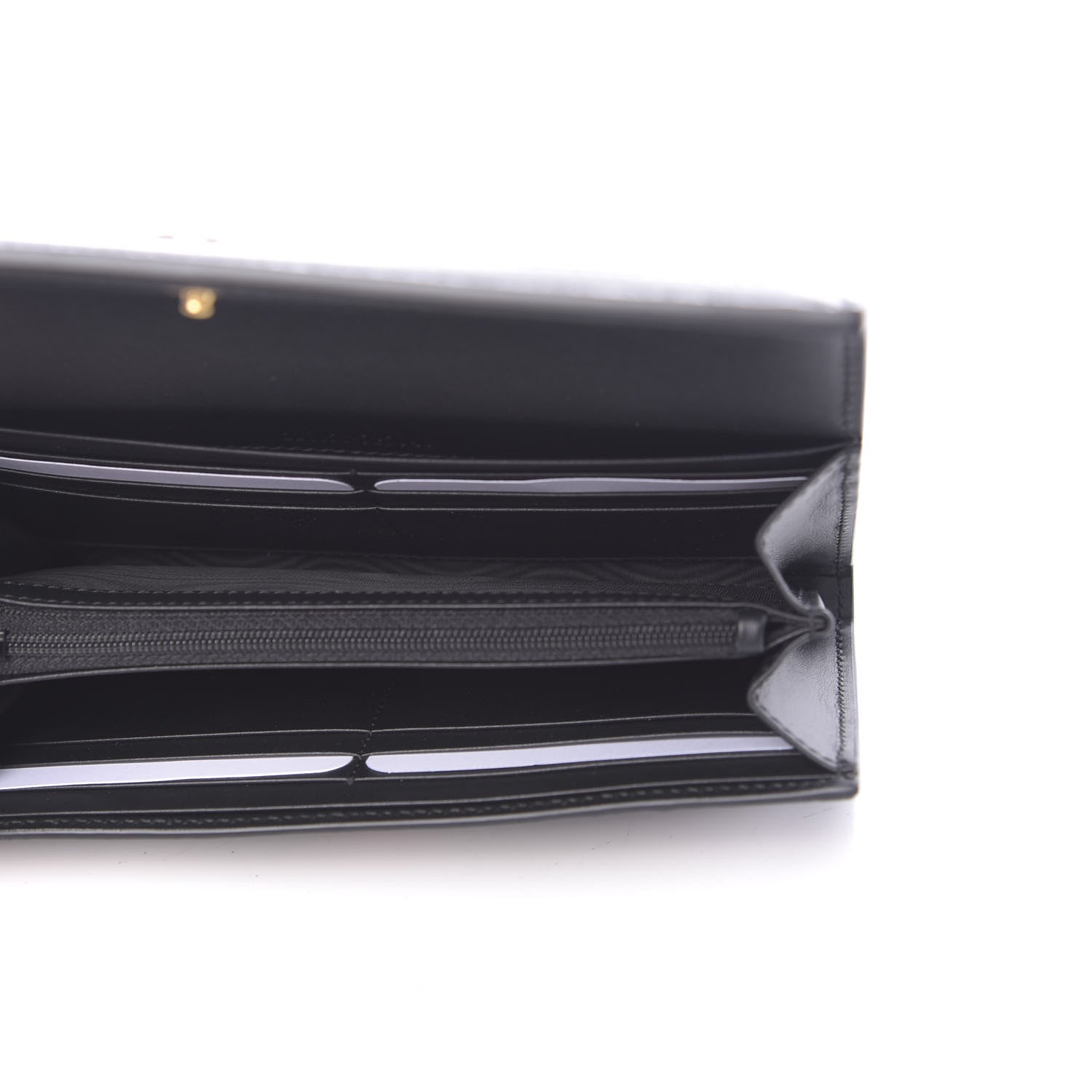 Gucci Suede Patent GG Web Ophidia Continental Wallet Black 5 of 10