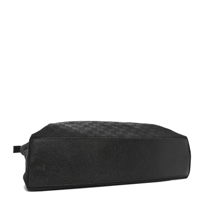 Gucci GG Monogram Large Web Handle Vertical Tote Black 4 of 10