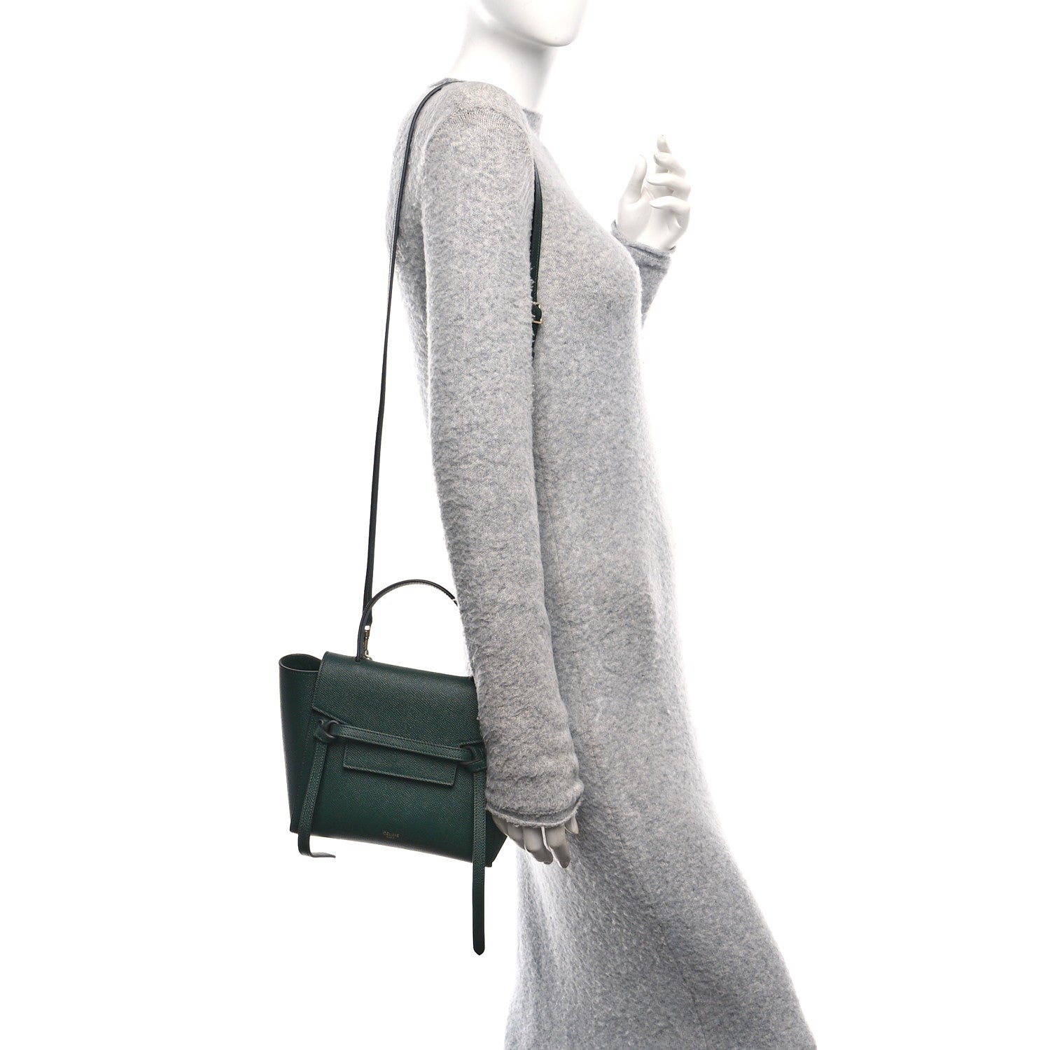 Celine Grained Calfskin Nano Belt Bag Amazone 2 of 10