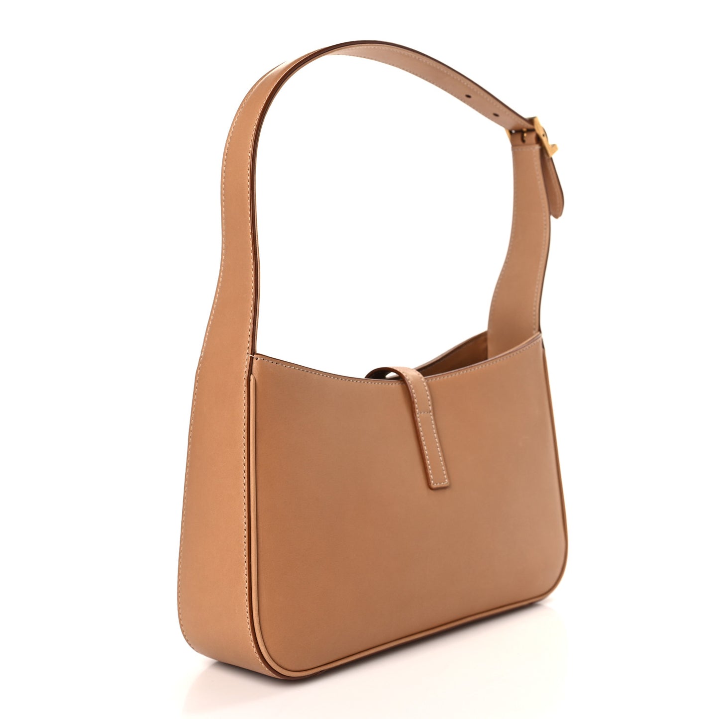 Smooth Calfskin Le 5 A 7 Hobo Brown