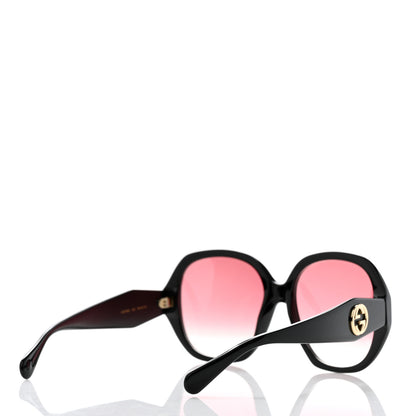 Gucci Acetate Round Frame Sunglasses GG0796S Black 4 of 8