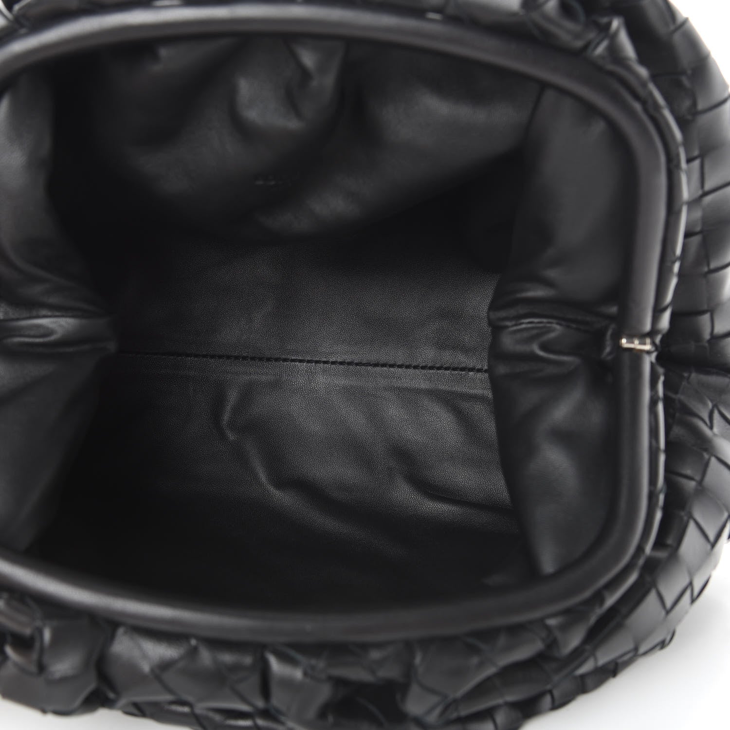 Bottega Veneta Nappa Maxi Intreccio The Pouch Oversized Clutch Black 5 of 9