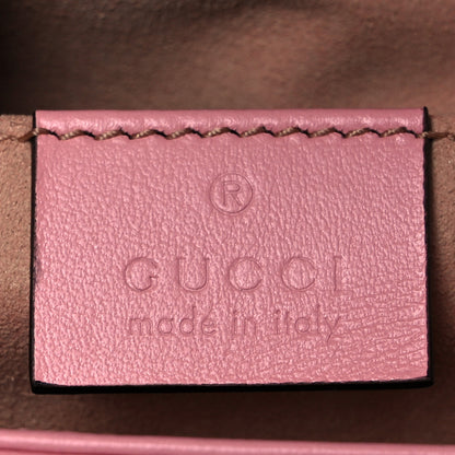 Gucci Calfskin Matelasse Mini GG Marmont Shoulder Bag Wild Rose 5 of 10