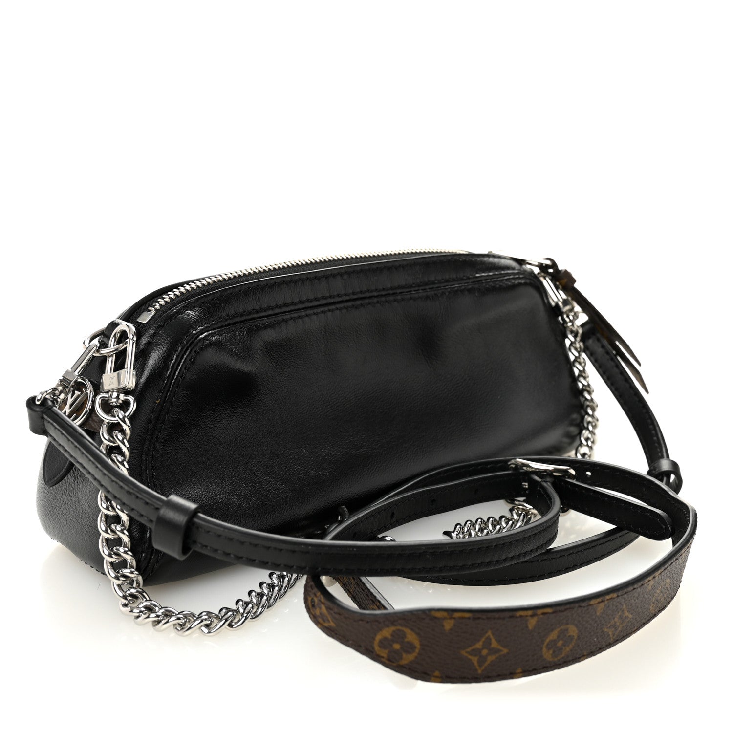 Louis Vuitton Lambskin Pochette Vibe Black 3 of 9