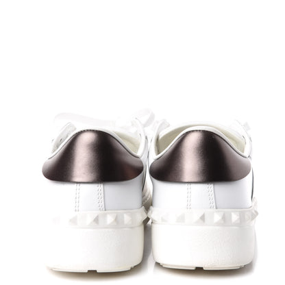 Valentino Garavani Calfskin VLTN Rockstud Open Sneakers 36.5 White 7 of 11