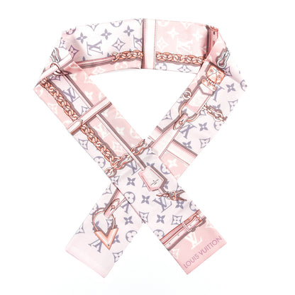 Louis Vuitton Silk Monogram Confidential Bandeau Light Pink 1 of 3