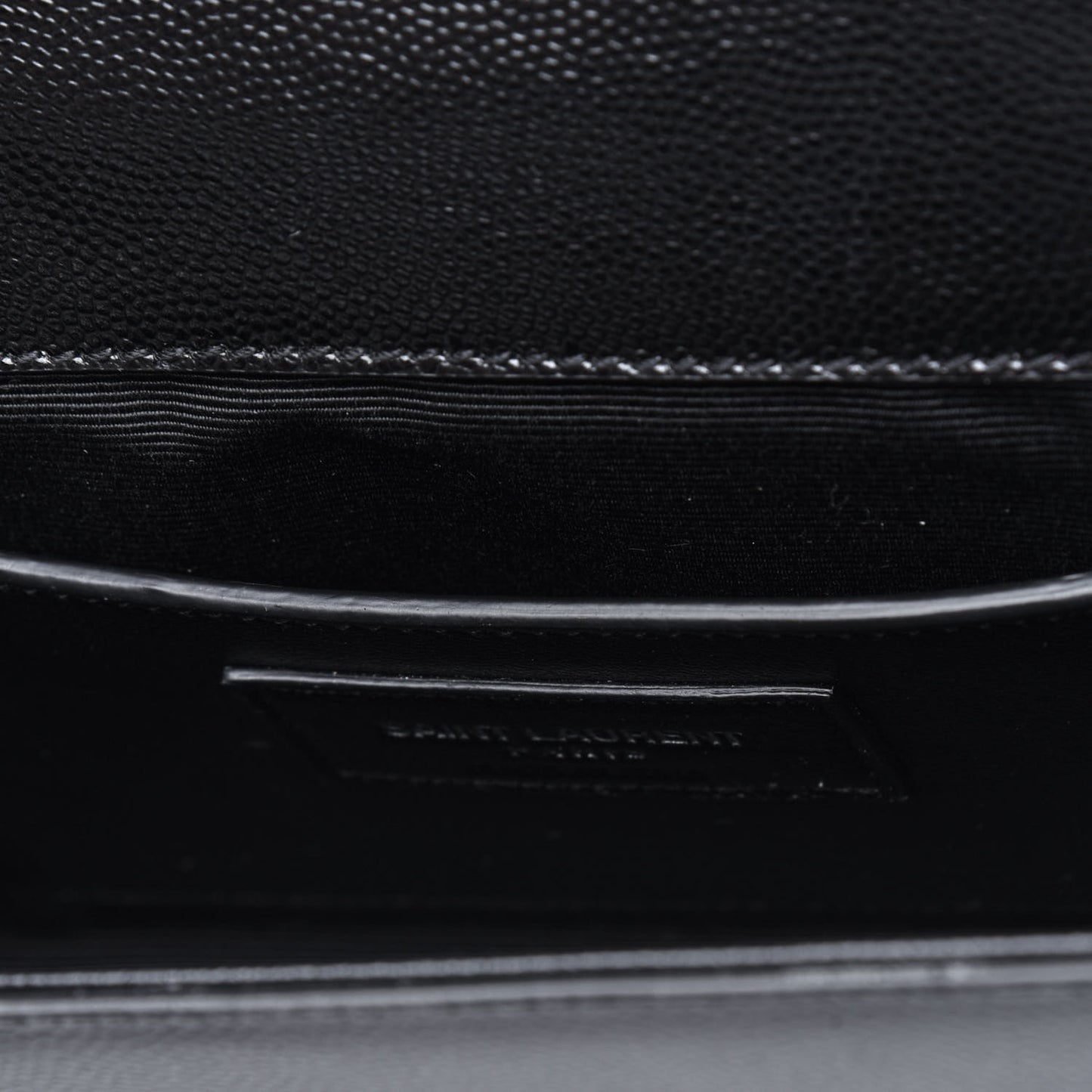 Grain De Poudre Classic Monogram Studded Clutch Black