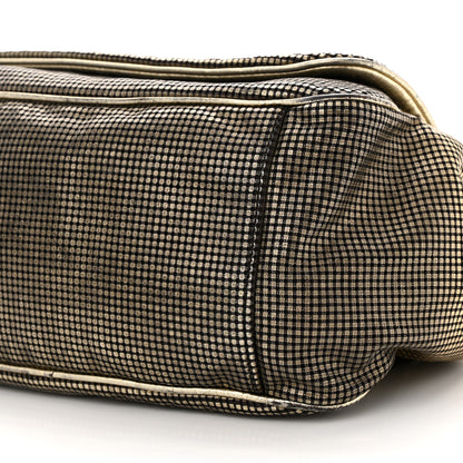 Chanel Metallic Lambskin Perforated Hollywood Accordion Flap Bag Gold 10 of 23