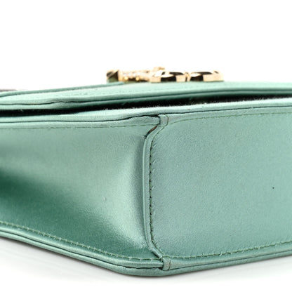 Jimmy Choo Satin Pearl Varenne Shoulder Bag Green 9 of 11