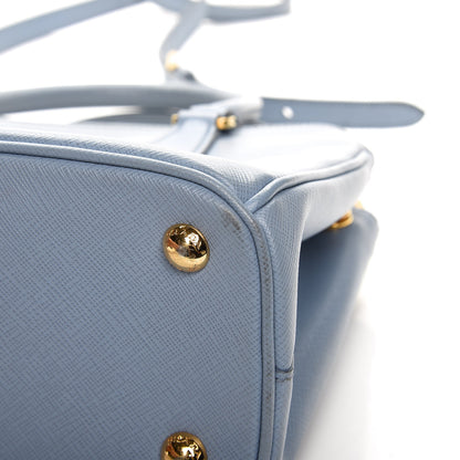 Prada Saffiano Small Galleria Double Zip Tote Astrale 17 of 17