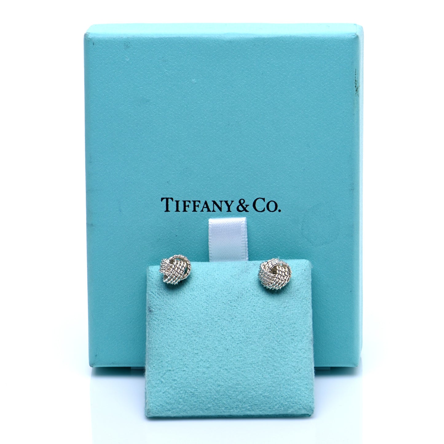 Sterling Silver Twist Knot Earrings